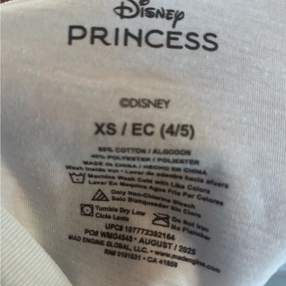 Disney Snow White Kids T-Shirt - White XS 4-5 - Picture 5 of 5